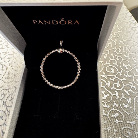 Pandora O Heart Charm Pendant - Authentic/Retired - Picture 4 of 6